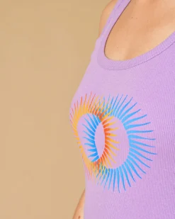La Piscine Paris Débardeur en coton à imprimé Béatrice B*Femme T-Shirts
