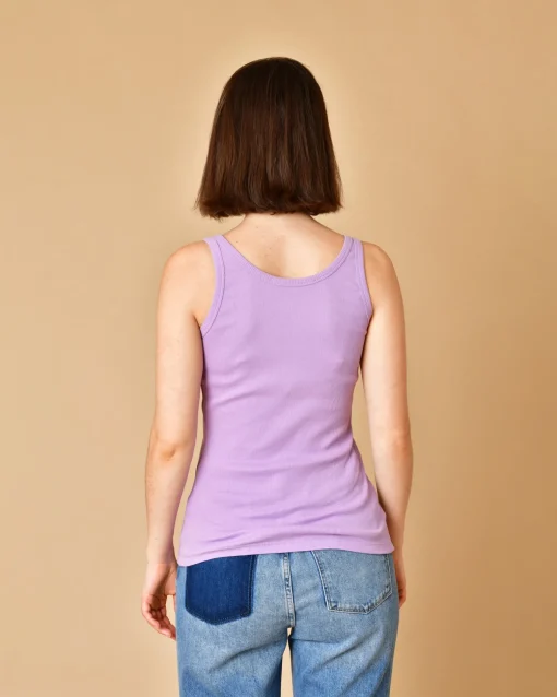 La Piscine Paris Débardeur en coton à imprimé Béatrice B*Femme T-Shirts