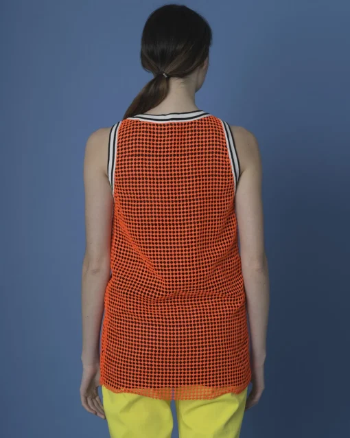 La Piscine Paris Débardeur et noire perforée Damir Doma*Femme T-Shirts