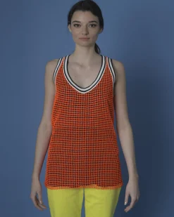 La Piscine Paris Débardeur et noire perforée Damir Doma*Femme T-Shirts