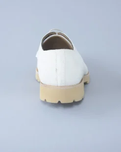 La Piscine Paris Derbies en daim blanc cassé Eleventy*Homme Chaussures