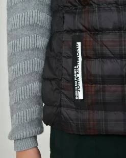 La Piscine Paris Doudoune sans manches à carreaux Richmond*Homme Blousons & Vestes