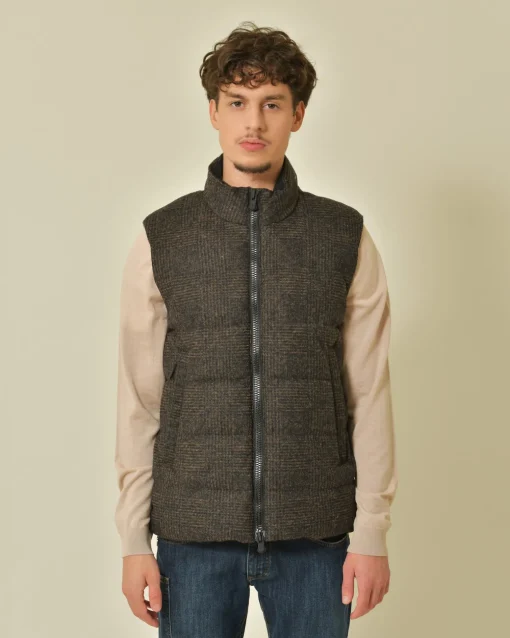La Piscine Paris Doudoune sans manches bicolore People Of Shibuya*Homme Blousons & Vestes