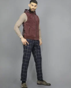 La Piscine Paris Doudoune sans manches en daim à capuche amovible Casheart*Homme Blousons & Vestes