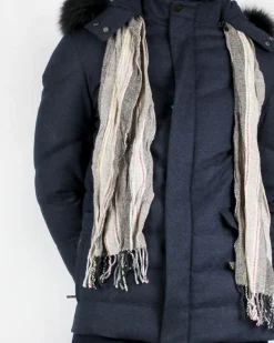 La Piscine Paris Echarpe en laine rayée Corneliani*Homme Écharpes, Foulards