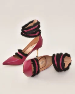 La Piscine Paris Escarpins à détails en fourrure Valentino*Femme Chaussures