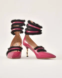 La Piscine Paris Escarpins à détails en fourrure Valentino*Femme Chaussures