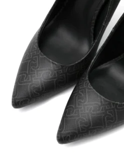 La Piscine Paris Escarpins à talon en cuir à logo Liu Jo*Femme Chaussures