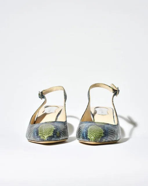 La Piscine Paris Escarpins en cuir effet python Mercadal*Femme Chaussures