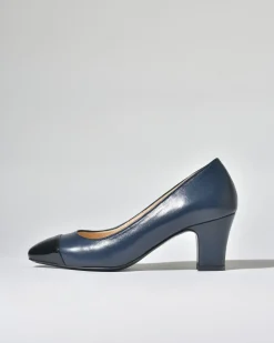 La Piscine Paris Escarpins en cuir et en cuir verni Mercadal*Femme Chaussures