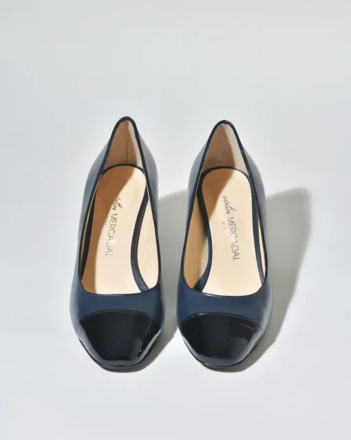 La Piscine Paris Escarpins en cuir et en cuir verni Mercadal*Femme Chaussures