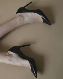 La Piscine Paris Escarpins en cuir Saint Laurent*Femme Chaussures
