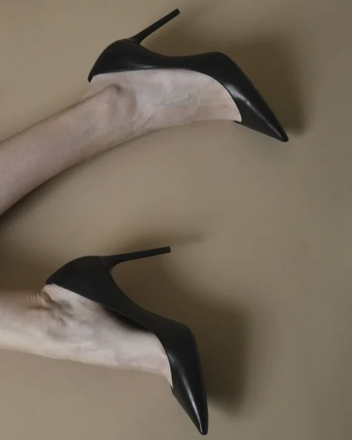 La Piscine Paris Escarpins en cuir Saint Laurent*Femme Chaussures