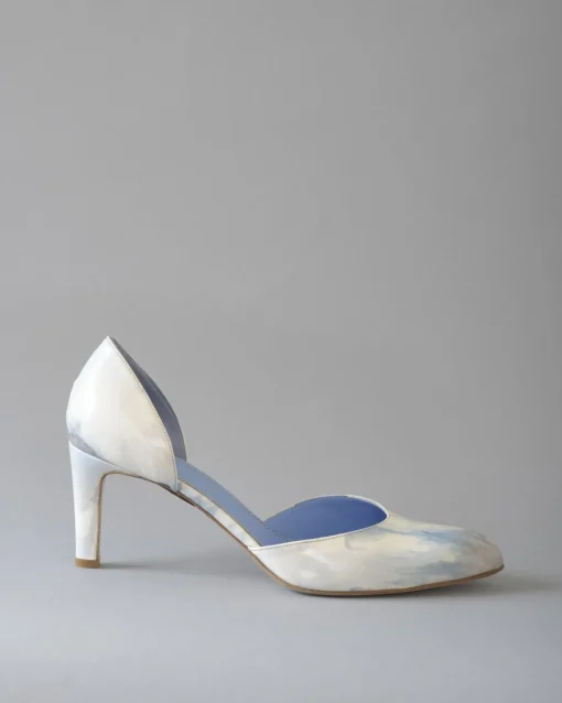 La Piscine Paris Escarpins en cuir vernis tie & dye Antonio Barbato*Femme Chaussures