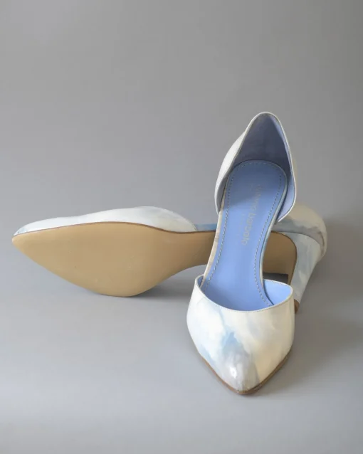 La Piscine Paris Escarpins en cuir vernis tie & dye Antonio Barbato*Femme Chaussures