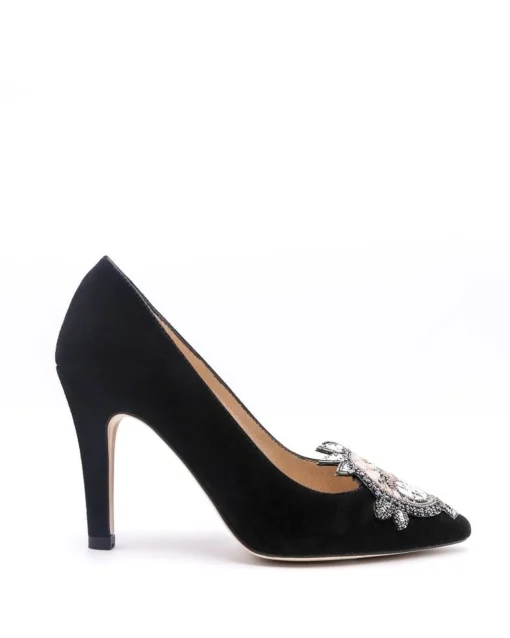 La Piscine Paris Escarpins en daim à empiècements SVNTY*Femme Chaussures