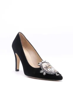 La Piscine Paris Escarpins en daim à empiècements SVNTY*Femme Chaussures