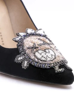 La Piscine Paris Escarpins en daim à empiècements SVNTY*Femme Chaussures