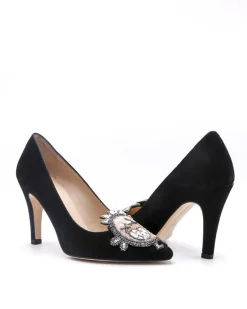 La Piscine Paris Escarpins en daim à empiècements SVNTY*Femme Chaussures