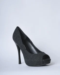 La Piscine Paris Escarpins en jean à bouts ouverts Dsquared2*Femme Chaussures