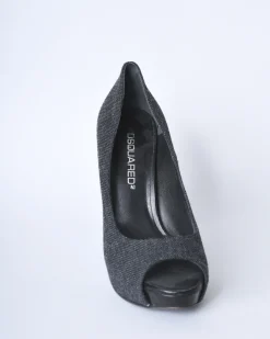 La Piscine Paris Escarpins en jean à bouts ouverts Dsquared2*Femme Chaussures