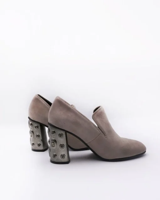 La Piscine Paris Escarpins en daim à talons ornés Casheart*Femme Chaussures
