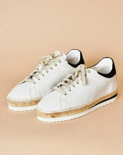 La Piscine Paris Espadrilles he en cuir Lorena Antoniazzi*Femme Chaussures