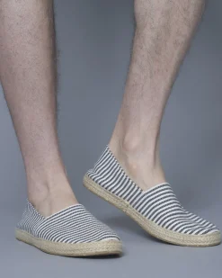 La Piscine Paris Espadrilles en toile à rayures Eleventy*Homme Chaussures