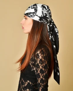 La Piscine Paris Foulard en soie imprimé Philipp Plein*Femme Écharpes & Foulards