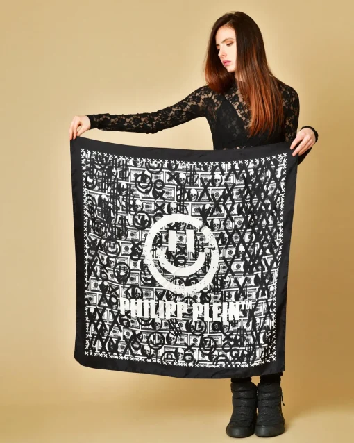 La Piscine Paris Foulard en soie imprimé Philipp Plein*Femme Écharpes & Foulards