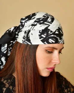La Piscine Paris Foulard en soie imprimé Philipp Plein*Femme Écharpes & Foulards