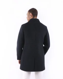 La Piscine Paris Gabardine en laine mouchetée e Palto*Homme Manteaux
