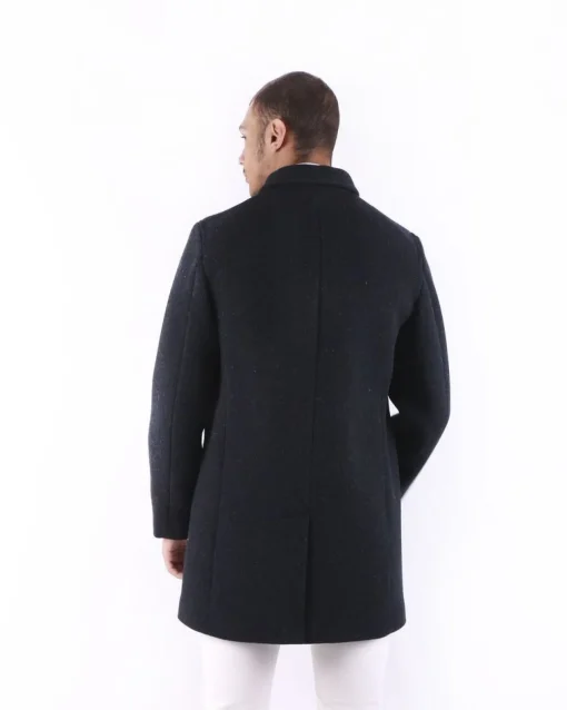 La Piscine Paris Gabardine en laine mouchetée e Palto*Homme Manteaux
