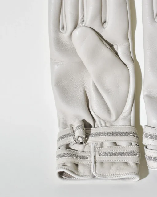 La Piscine Paris Gants en cuir et en cachemire Fabiana Filippi*Femme Gants