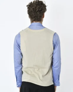 La Piscine Paris Gilet à pois blanc Jackett & Sons*Homme Blousons & Vestes