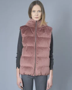 La Piscine Paris Gilet matelassé à capuche Eleventy*Femme Blousons & Vestes