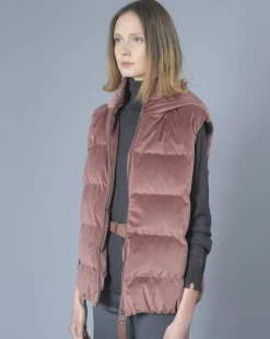 La Piscine Paris Gilet matelassé à capuche Eleventy*Femme Blousons & Vestes