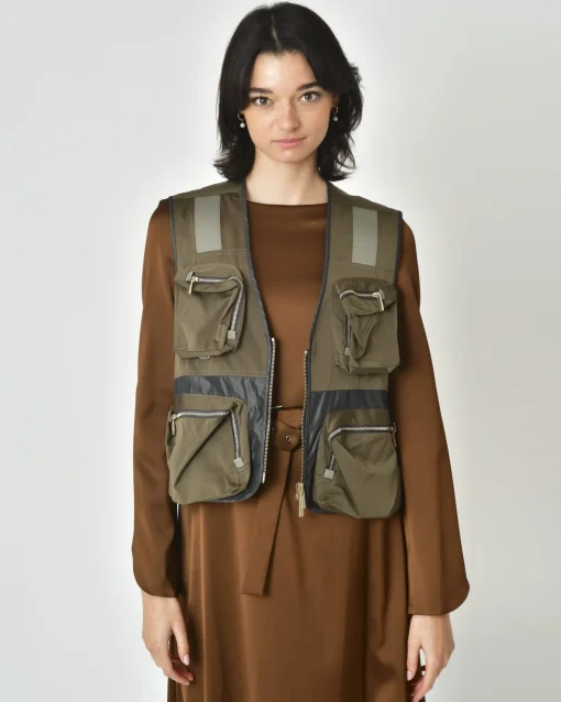 La Piscine Paris Gilet militaire à quatre poches Lorena Antoniazzi*Femme Blousons & Vestes