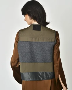 La Piscine Paris Gilet militaire à quatre poches Lorena Antoniazzi*Femme Blousons & Vestes