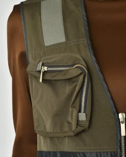La Piscine Paris Gilet militaire à quatre poches Lorena Antoniazzi*Femme Blousons & Vestes