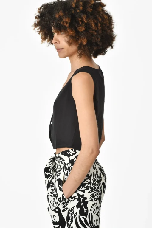 La Piscine Paris Gilet e 120% Lino*Femme Pulls & Cardigans