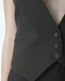 La Piscine Paris Gilet ouvert Masnada*Femme Blousons & Vestes
