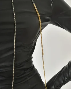 La Piscine Paris Harnais en chaînes es et argentées Martin Margiela*Femme Bijoux