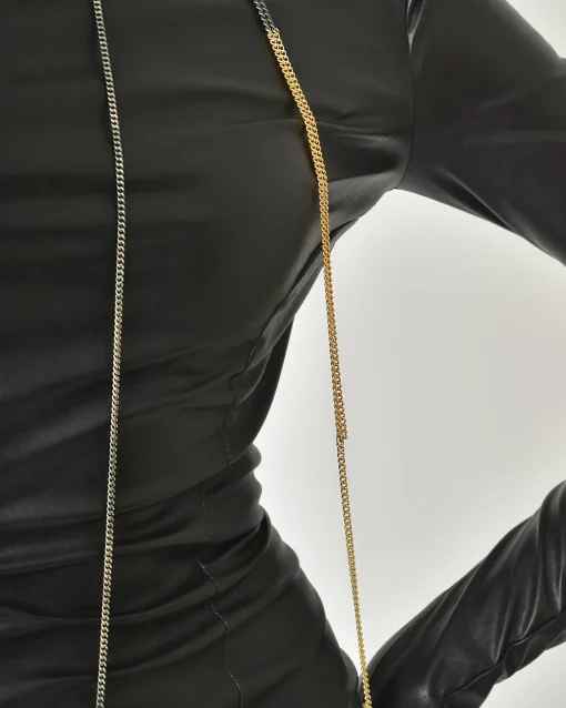 La Piscine Paris Harnais en chaînes es et argentées Martin Margiela*Femme Bijoux