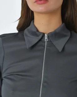 La Piscine Paris Haut anthracite Tela*Femme Tops
