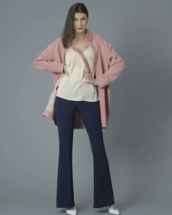 La Piscine Paris Haut en crêpe à finitions en satin Nenette*Femme Tops