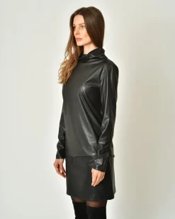 La Piscine Paris Haut en cuir synthétique à col montant Nostra Santissima*Femme Tops