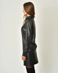 La Piscine Paris Haut en cuir synthétique à col montant Nostra Santissima*Femme Tops