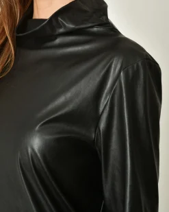 La Piscine Paris Haut en cuir synthétique à col montant Nostra Santissima*Femme Tops