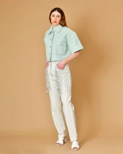 La Piscine Paris Haut en cupro légèrement transparent Courrèges*Femme Tops